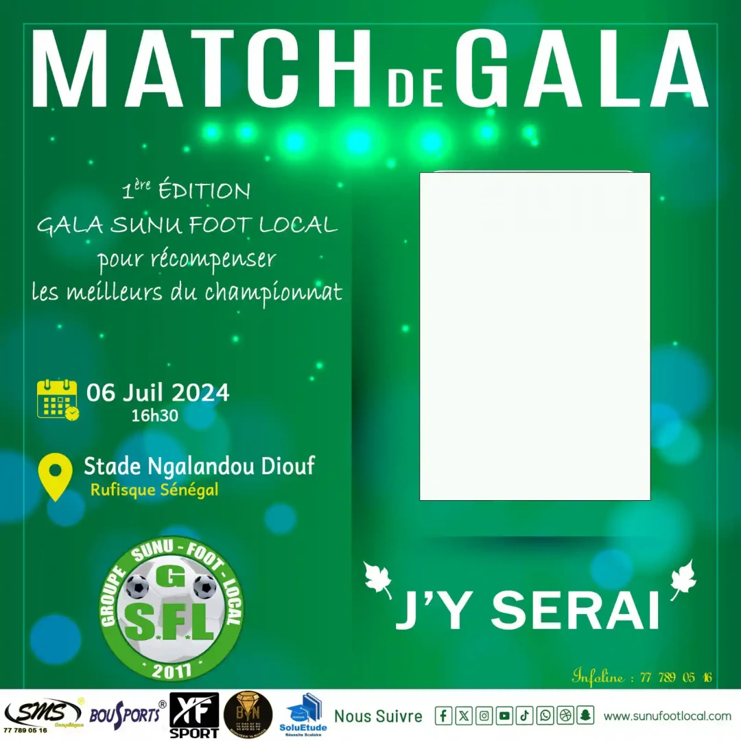 Affiche MATCH DE GALA