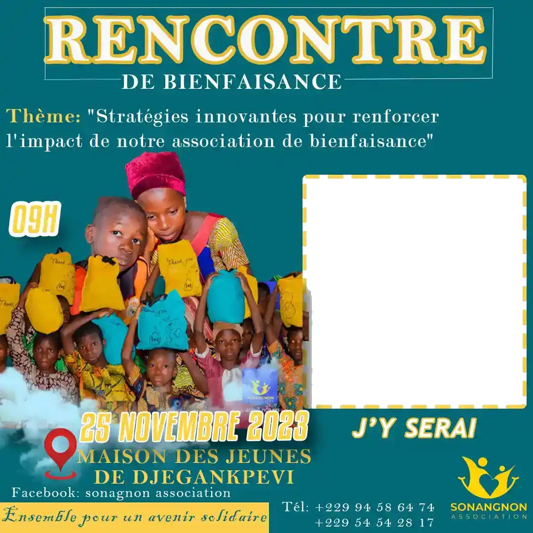 RENCONTRE DE BIENFAISANCE DE L'ASSOCIATION SONANGNON